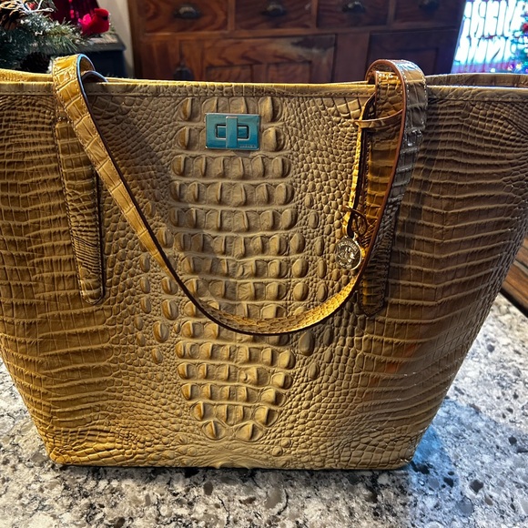 EUC. Brahmin ANINIKA CHINO Melbourne leather tote - Picture 2 of 7